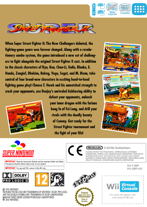 Super Street Fighter 2 — box-2D-back (EU)