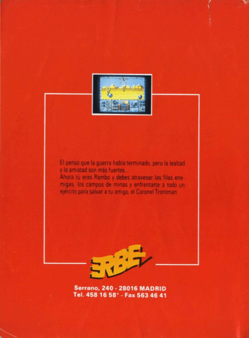 Rambo 3 — box-2D-back (SP)