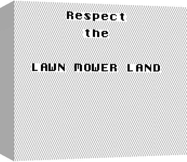 Lawn Mower Land — box-3D (WOR)