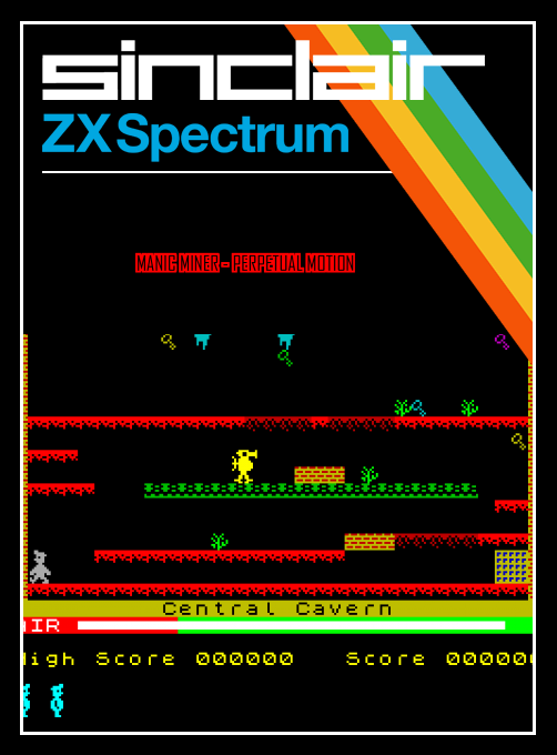 Manic Miner - Perpetual Motion box art