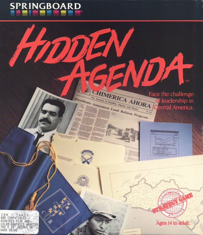 Hidden Agenda box art