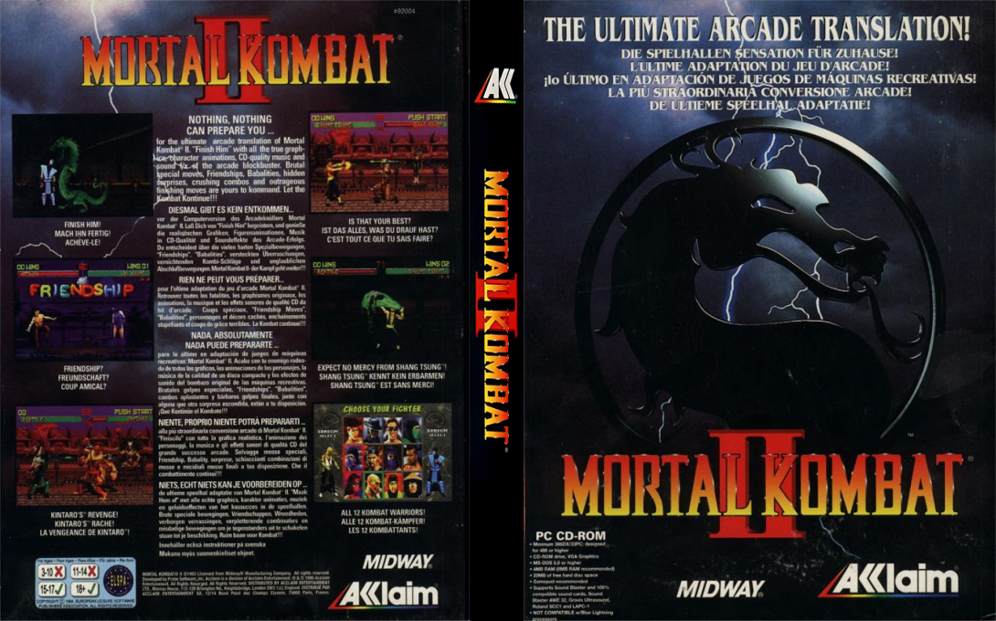 Mortal Kombat 2 — box-texture (EU)
