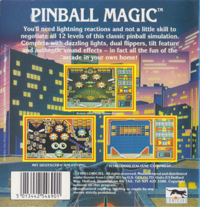 Pinball Magic — box-2D-back (EU)