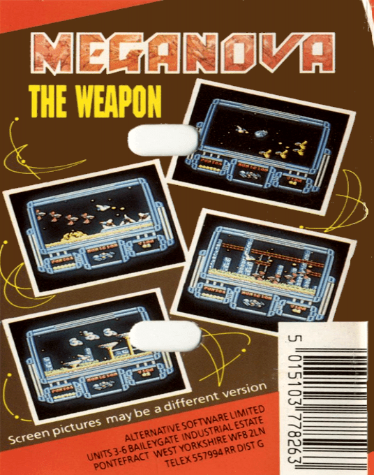 Meganova : The Weapon — box-2D-back (EU)