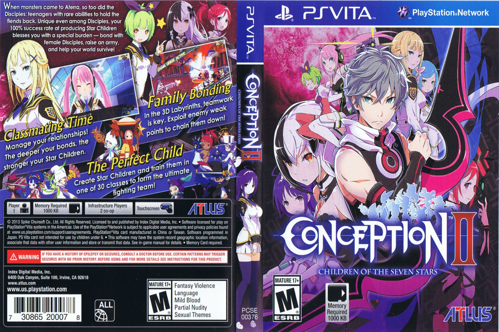 Conception 2 - Children Of The Seven Stars — box-texture (EU)