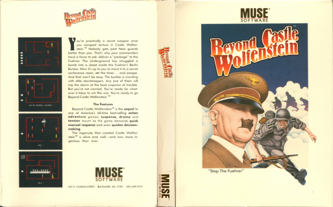 Beyond Castle Wolfenstein — box-texture (US)