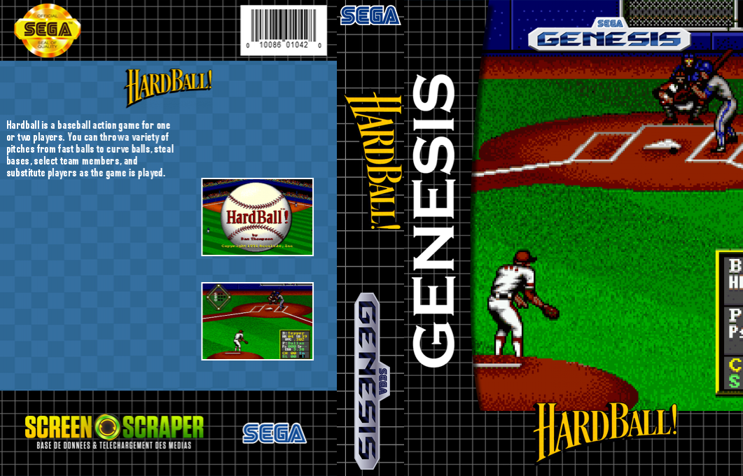 Hardball! — box-texture (SS)