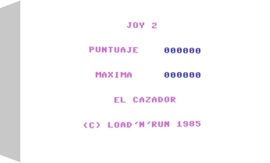 Cazador, El — box-3D (WOR)