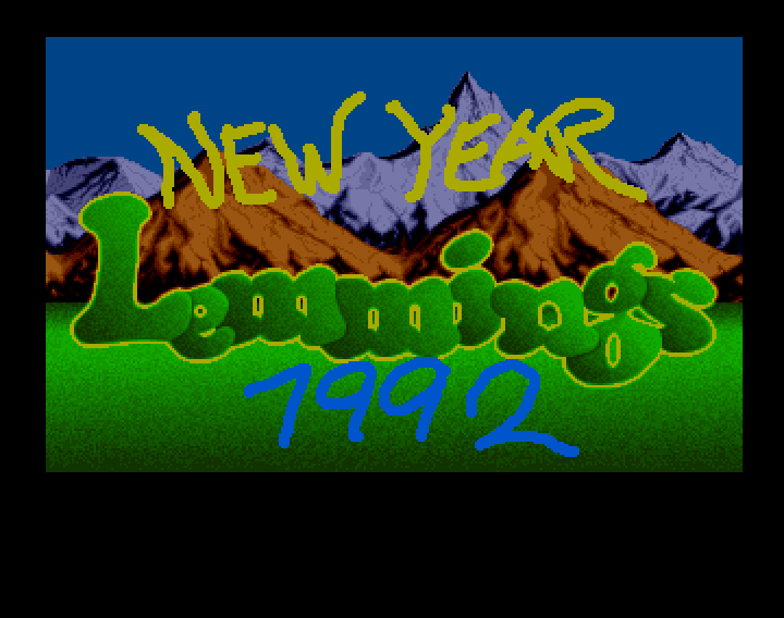 Lemmings New Year 91-92 — sstitle (WOR)
