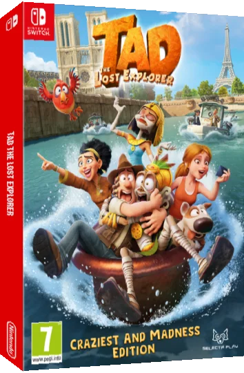 Tad the Lost Explorer — box-3D (EU)