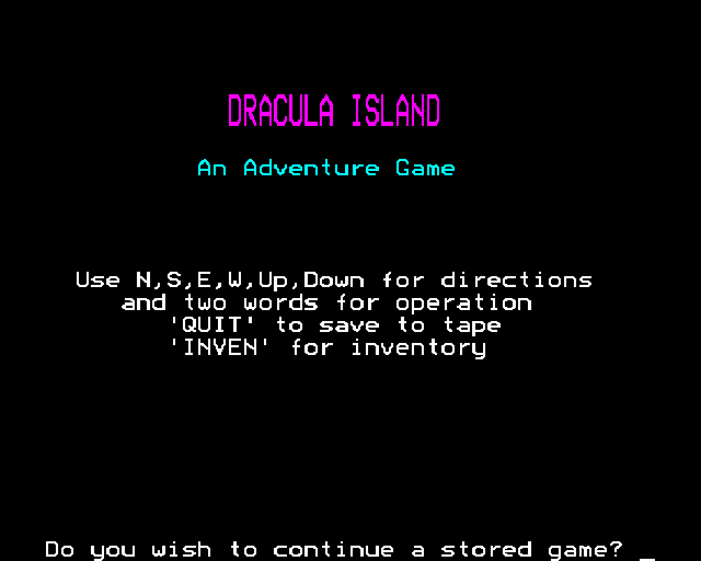 Dracula Island — sstitle (WOR)