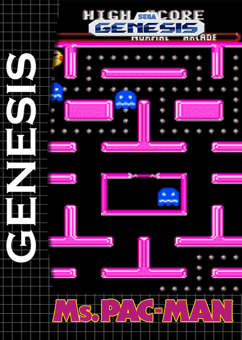 Ms. Pac-man — box-2D (SS)