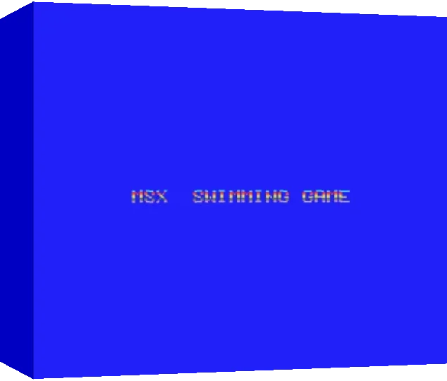 MSX Swimming Game — box-3D (WOR)