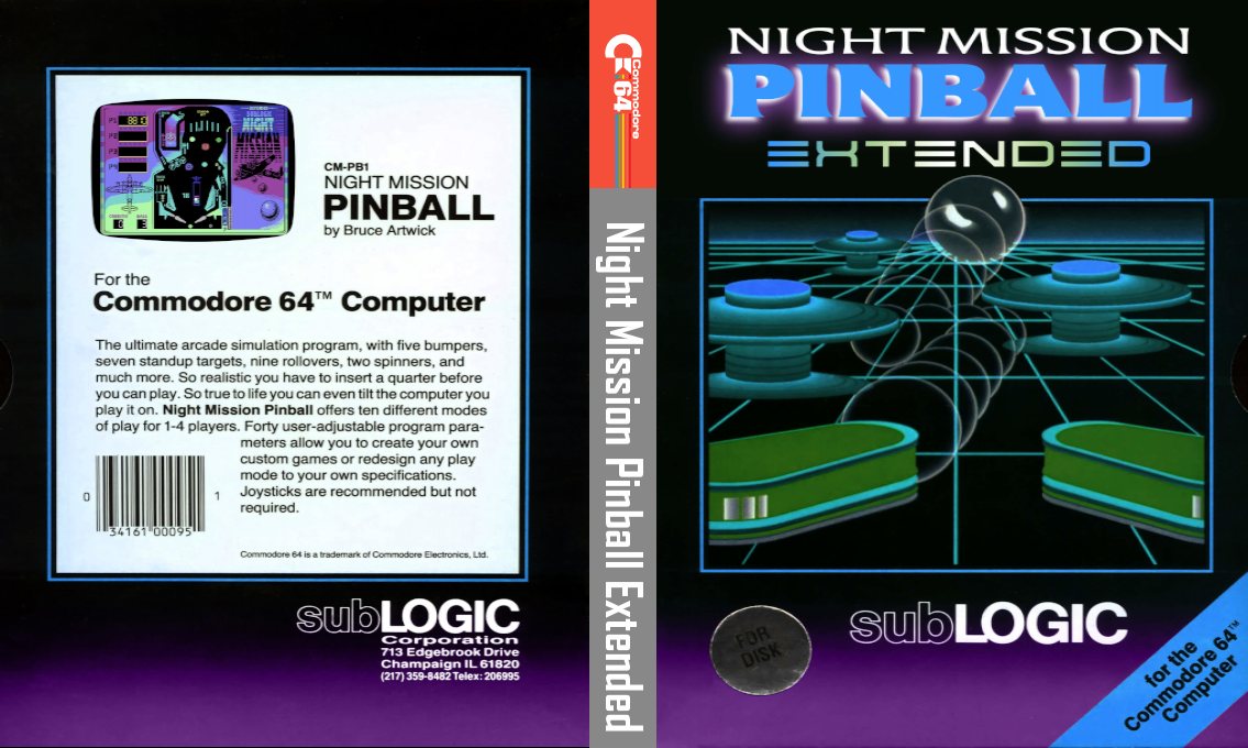Night Mission Pinball Extended — box-texture (WOR)