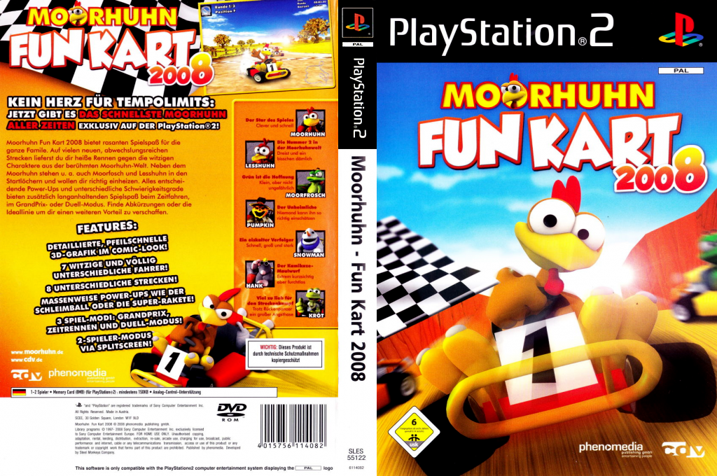 Moorhuhn Fun Kart 2008 — box-texture (EU)