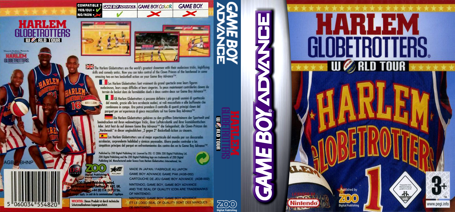 Harlem Globetrotters - World Tour — box-texture (EU)