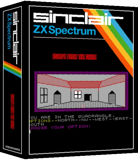 Escape From the Shire — box-3D (SS)