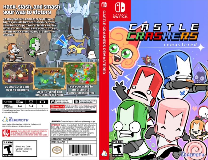 Castle Crashers — box-texture (US)