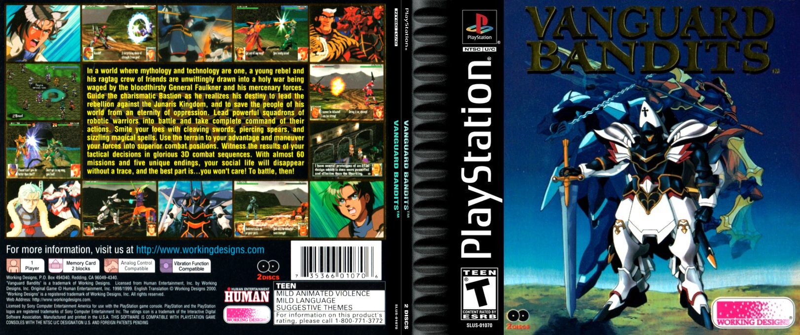 Vanguard Bandits — box-texture (US)
