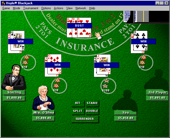Hoyle Blackjack — ss (WOR)