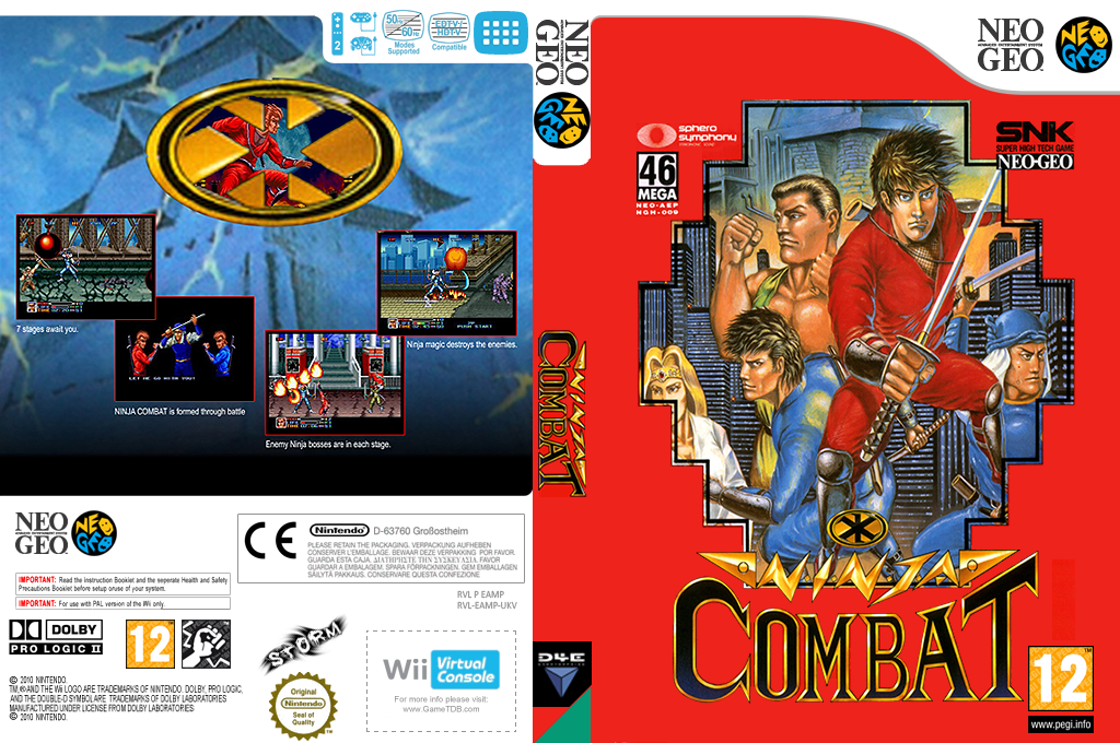 Ninja Combat — box-texture (EU)