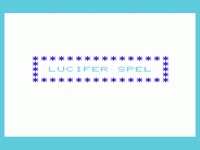 Lucifer Spel — sstitle (WOR)