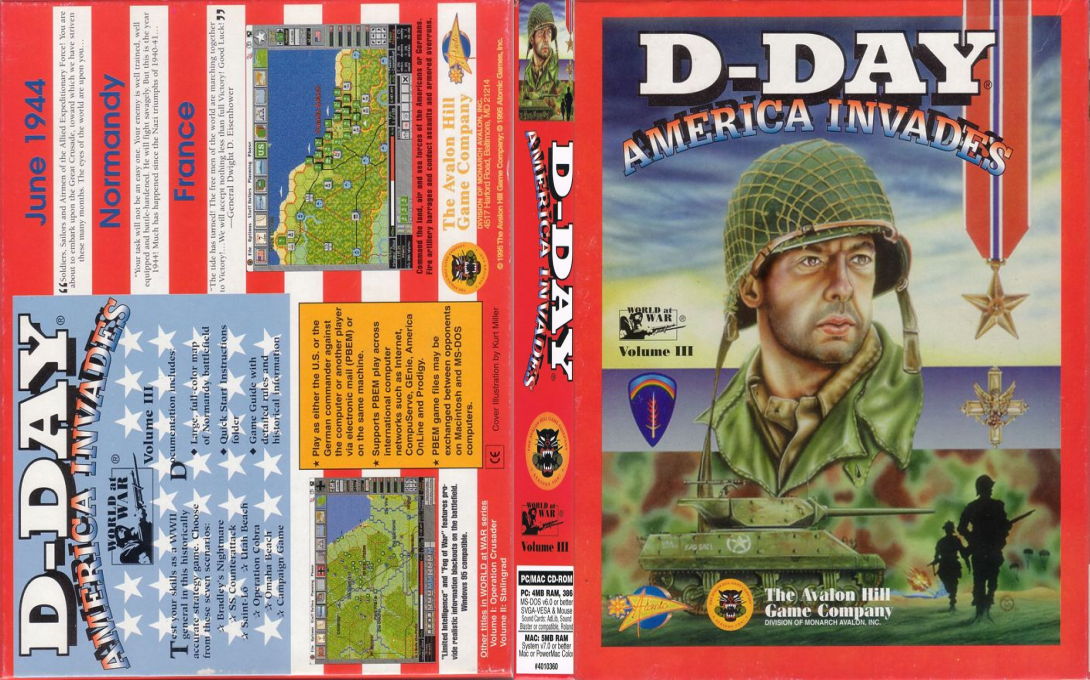 D-day - America Invades — box-texture (US)