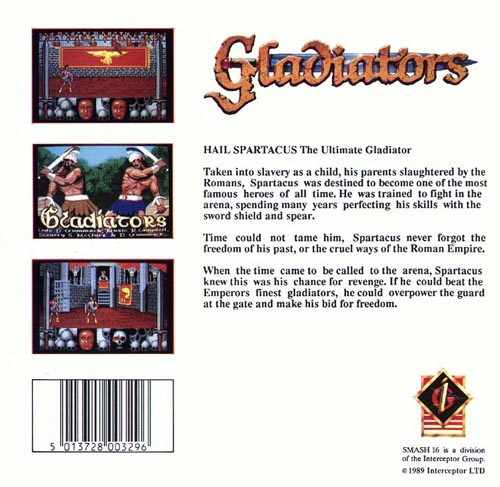 Gladiators — box-2D-back (EU)