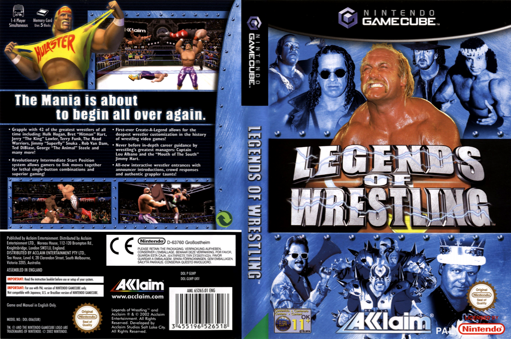 Legends of Wrestling — box-texture (EU)