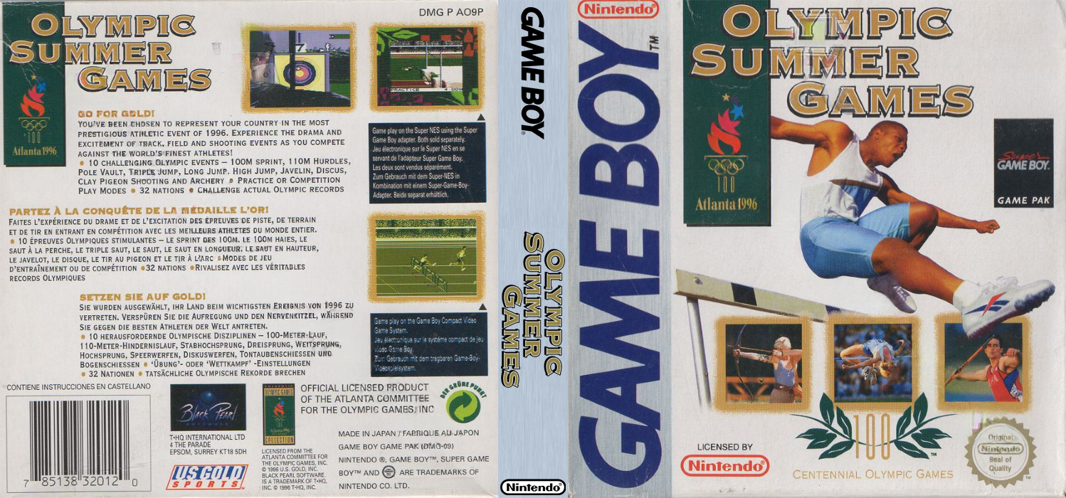 Olympic Summer Games — box-texture (EU)