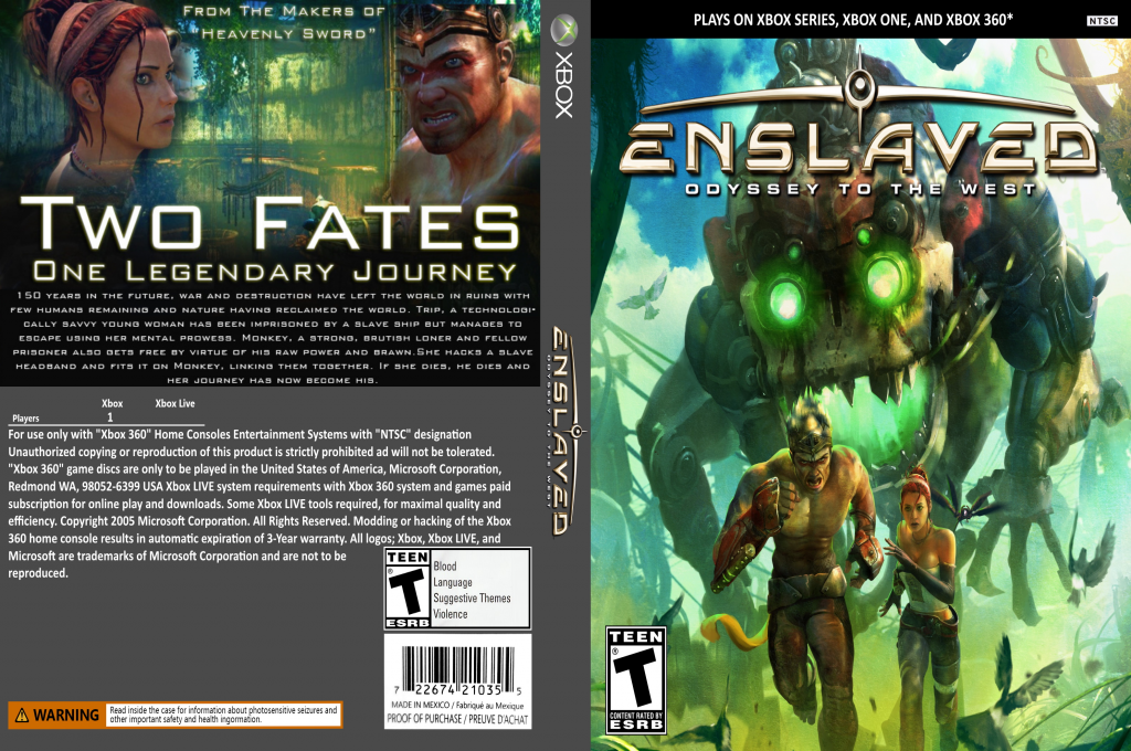 Enslaved - Odyssey to the West — box-texture (US)
