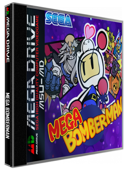 Mega Bomberman — box-3D (WOR)