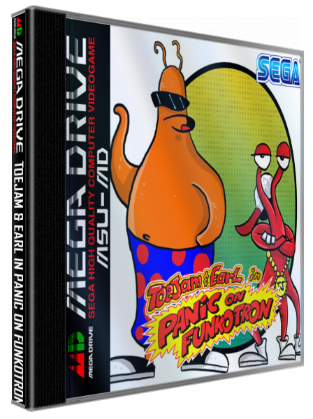ToeJam & Earl in Panic on Funkotron — box-3D (WOR)