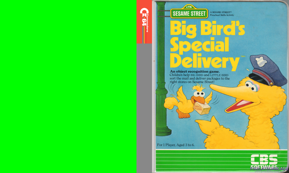 Big Bird's Special Delivery — box-texture (US)