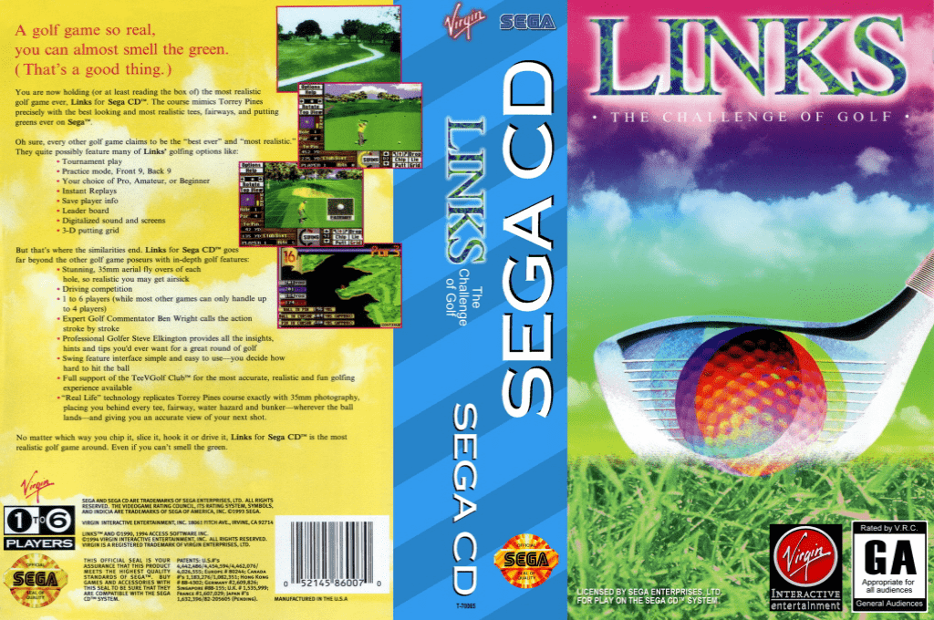 Links - The Challenge of Golf — box-texture (US)
