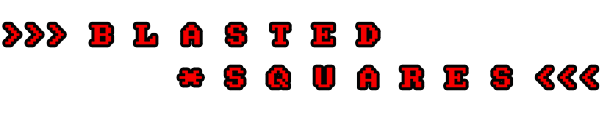 Blasted Squares — wheel (EU)