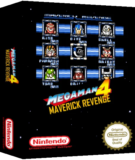 MegaMan IV : Maverick Revenge — box-3D (SS)