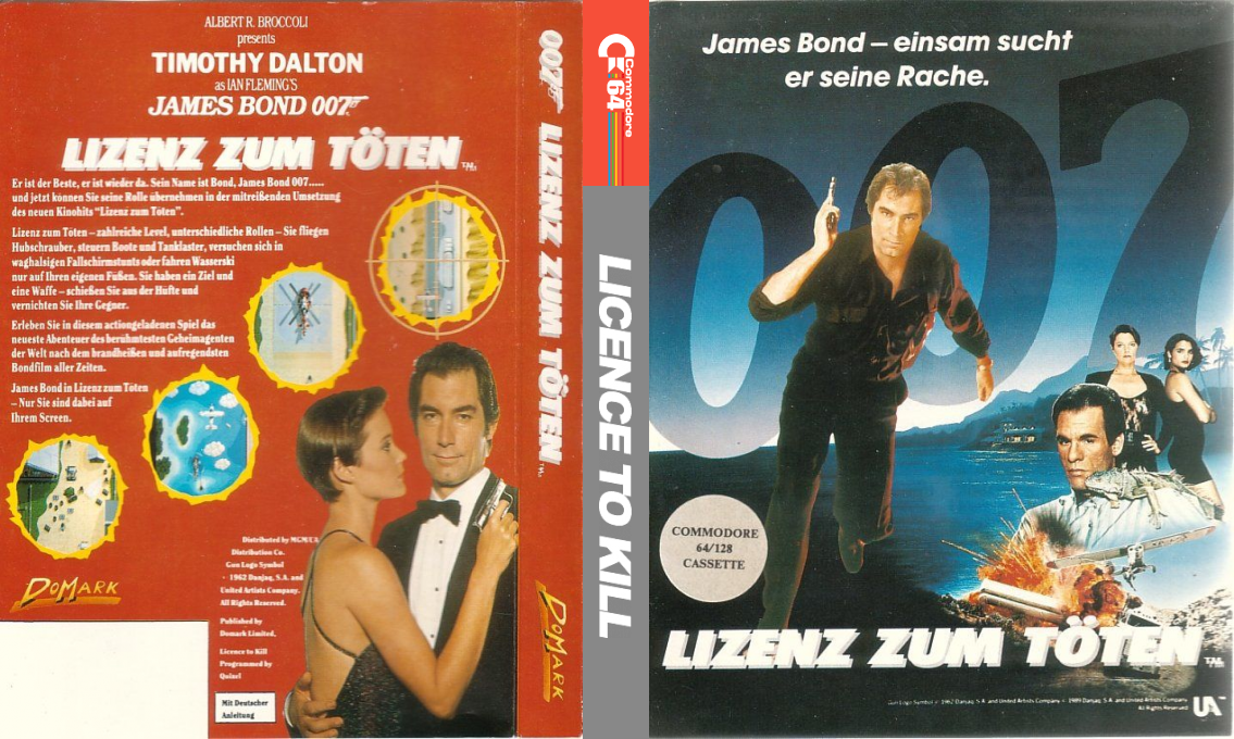 007 - Licence To Kill — box-texture (DE)