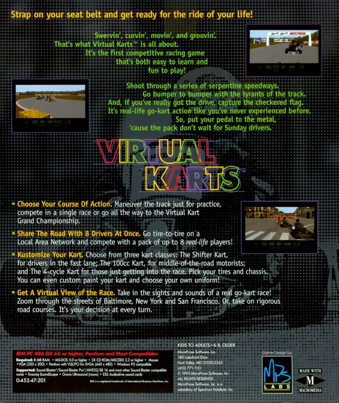 Virtual Karts — box-2D-back (US)
