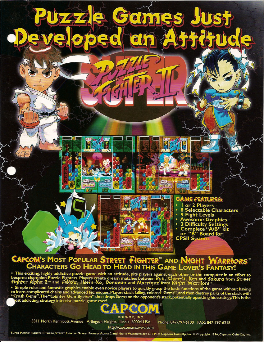 Super Puzzle Fighter II Turbo box art