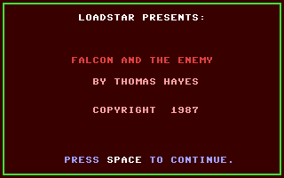 Falcon and the Enemy — sstitle (WOR)