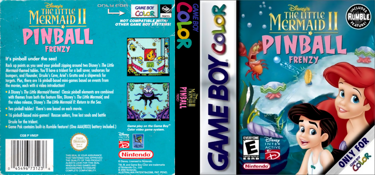 Little Mermaid 2, The - Pinball Frenzy — box-texture (US)