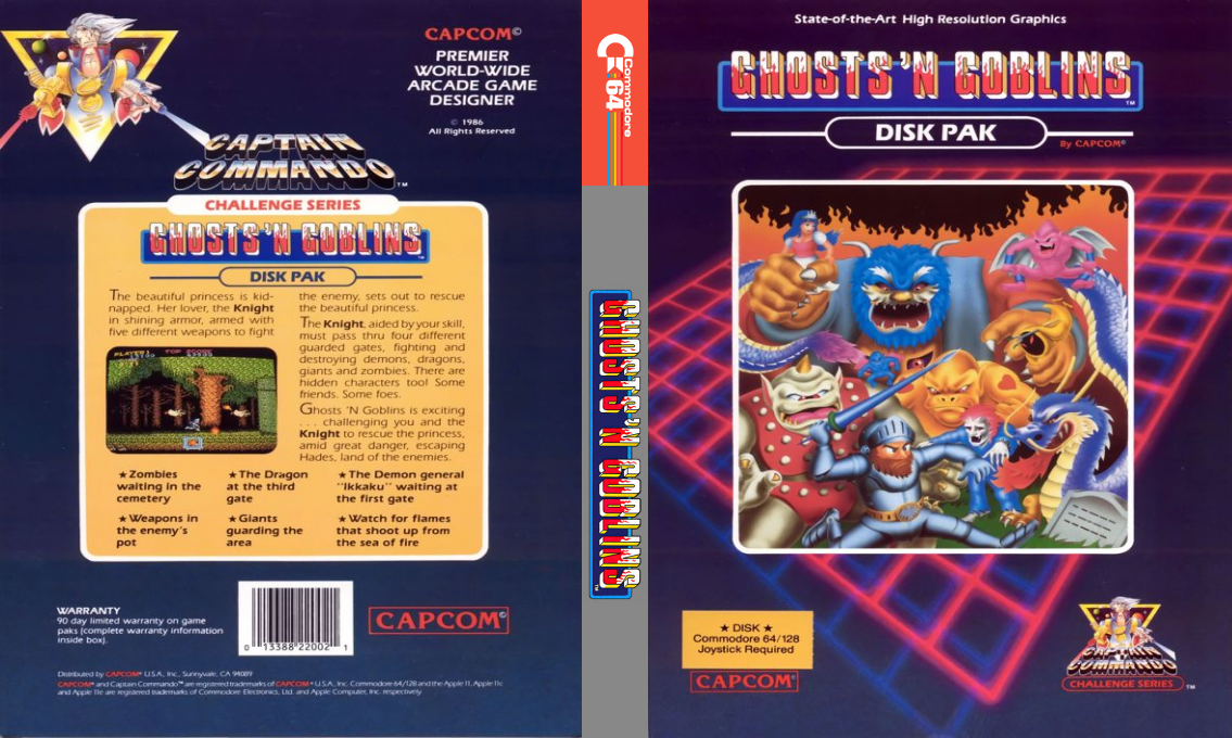Ghosts 'n Goblins — box-texture (US)