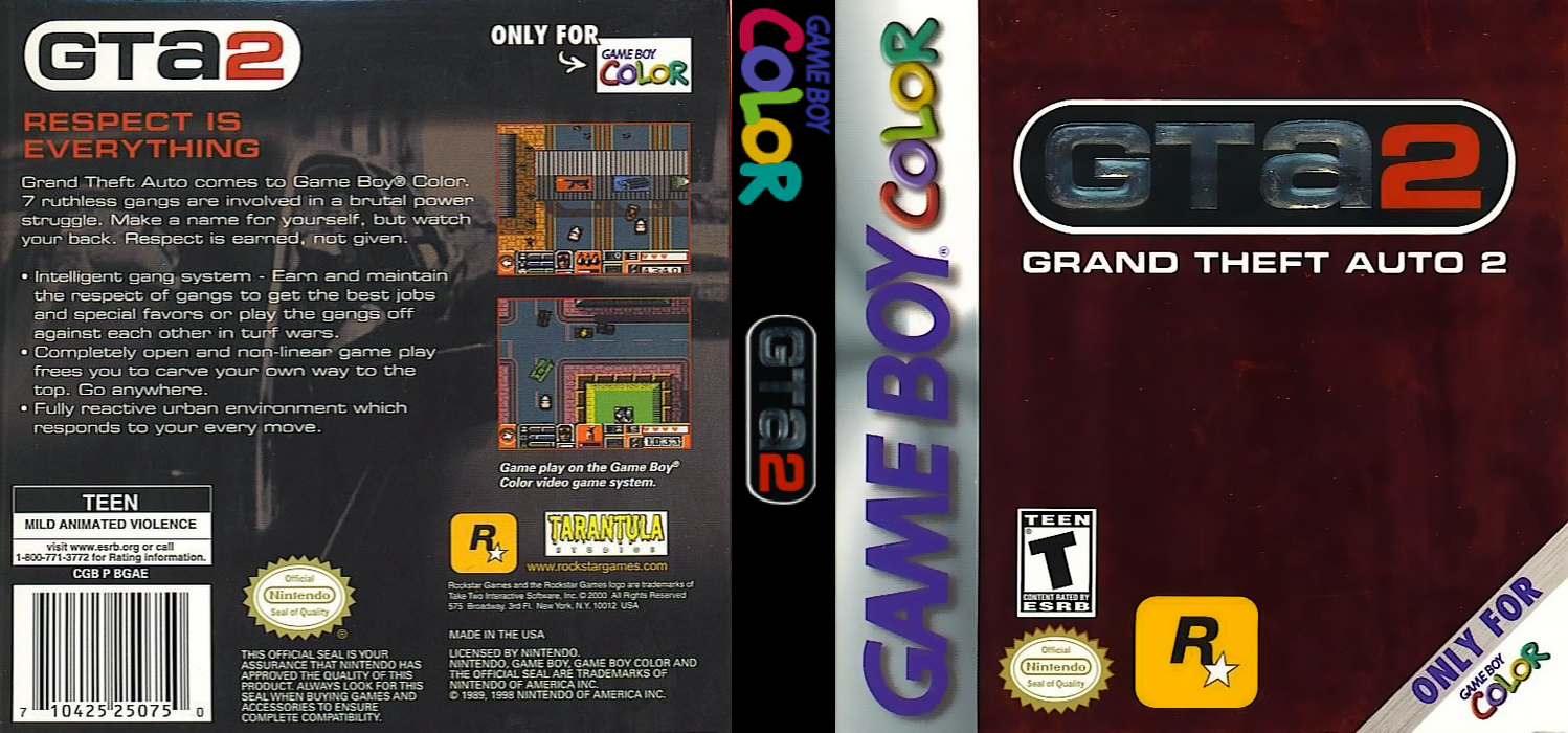Grand Theft Auto 2 — box-texture (US)