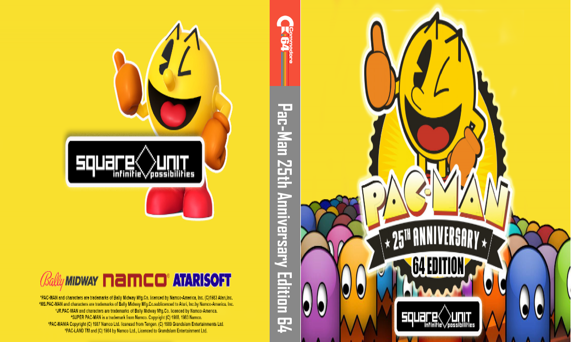 Pac-Man 25th Anniversary Edition 64 — box-texture (WOR)