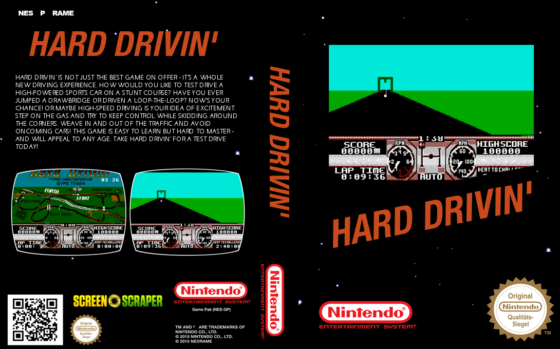 Hard Drivin' — box-texture (SS)