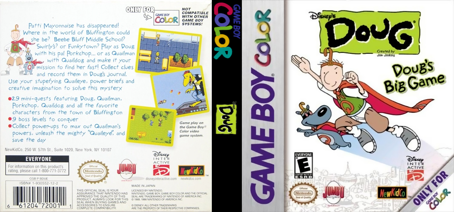 Doug's Big Game — box-texture (US)