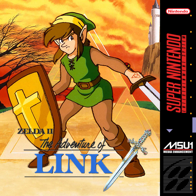 Zelda II : The Adventure of Link box art