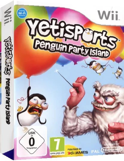 Yetisports - Penguin Party Island — box-3D (DE)