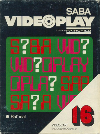 Videocart-18 - Hangman — box-2D (DE)